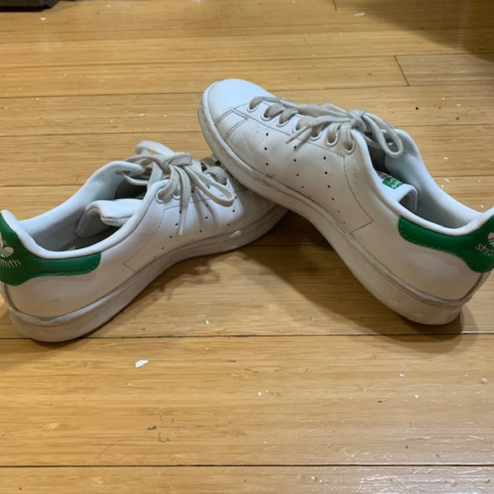 Adidas white/green Stan Smith sz7.5